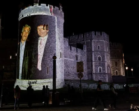 Four Individuals Apprehended After Projections of Donald Trump and Epstein Projected on Windsor Castle